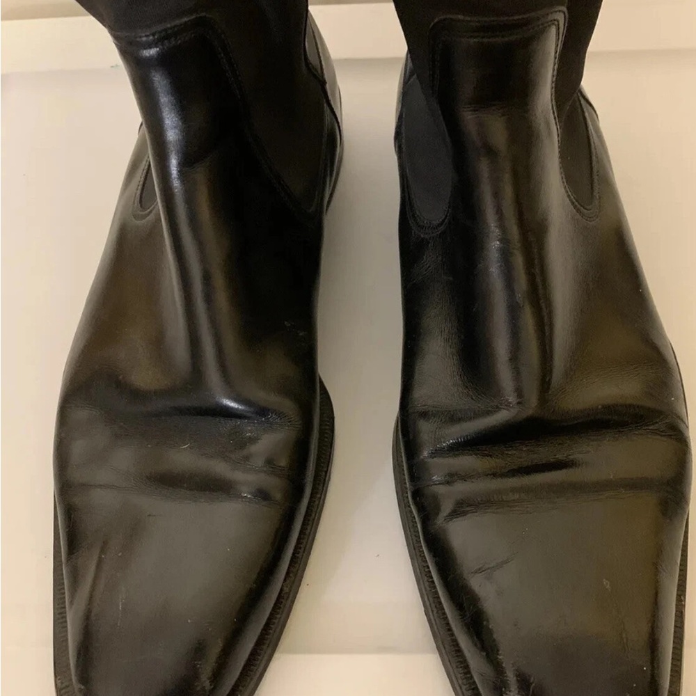 Massimo‎ Emporio Men's sz 10.5 Black Leather Boots
